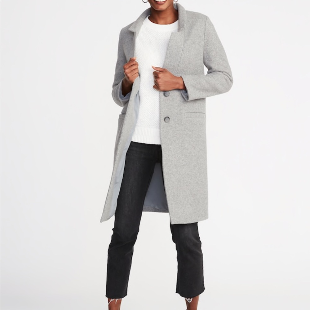 Grey coat